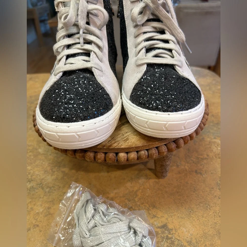 Vintage Havana Dormy Glitter High-Top Sneakers